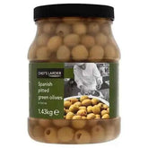 Chef's Larder Spanish Pitted Green Olives in Brine 1.43kg  Adomoo